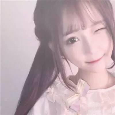少女心粉色韩系头像真人可爱软妹粉色控少女头像