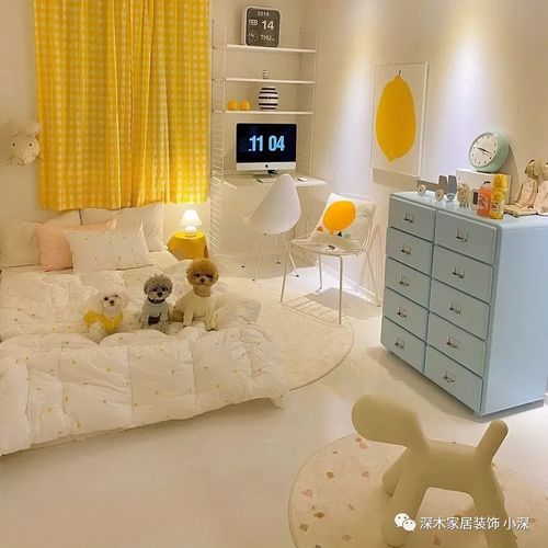 ins风卧室效果图,温馨少女心卧室