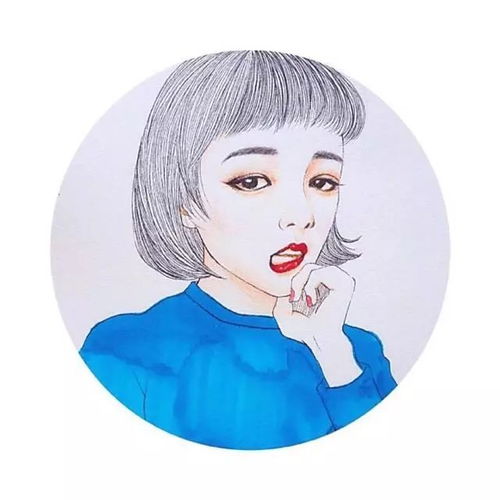 微信头像手绘插画版,清新脱俗