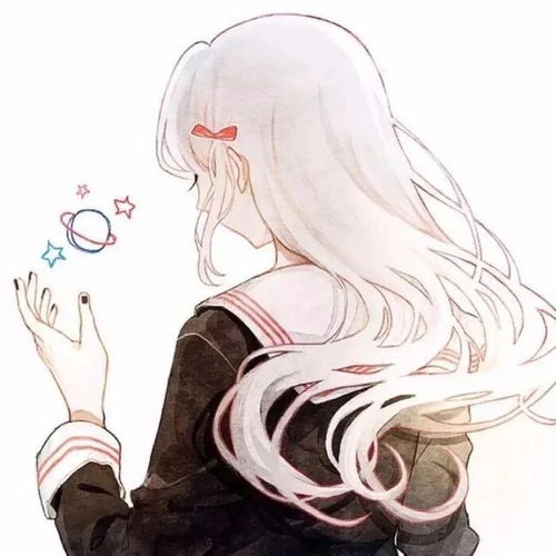 头像女ins高级质感背影动漫