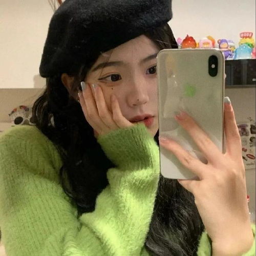 仙气森系女生头像绿色安静淡然的意境绿色头像女