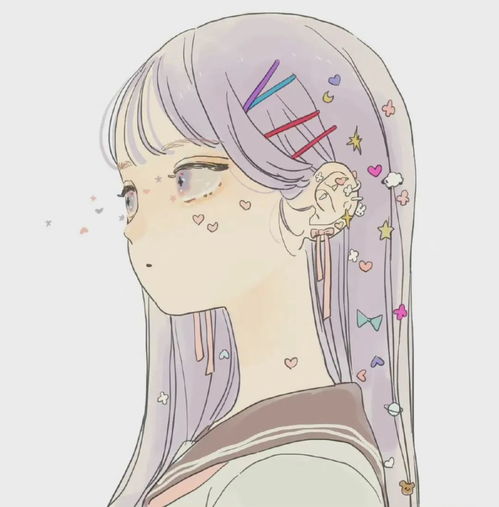 创意满满的插画,小仙女森系头像