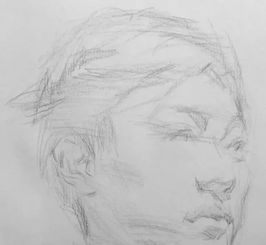 专业指导素描时,怎么做可以让头发看起来不死板不粗糙有质感的秘诀就在这里