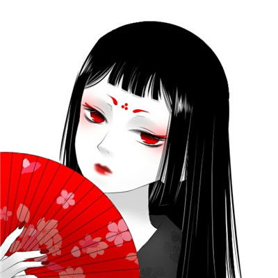 快手网红绿色头像女生古风