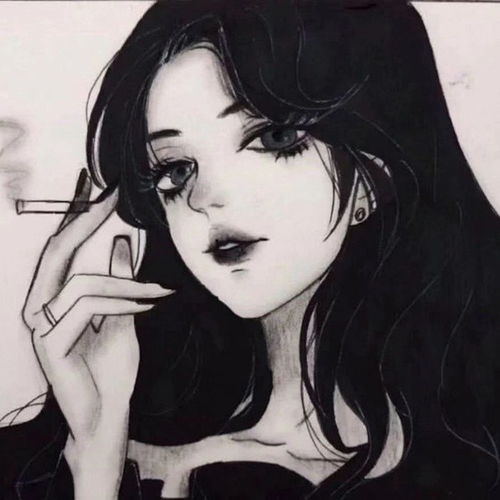 ins超有氛围感的个性女头