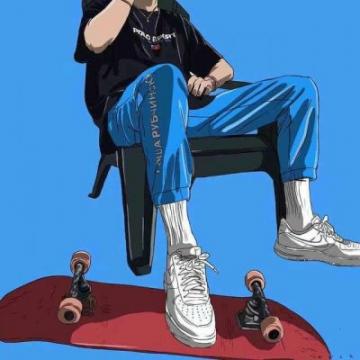 快手头像男生动漫清晰帅气来日方长这杯酒我给你续上