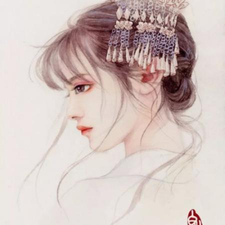 女生头像古风仙气悲伤
