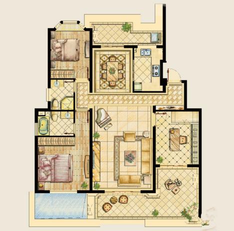 农村自建房最佳户型前5名,排名第1的到底有多漂亮全图