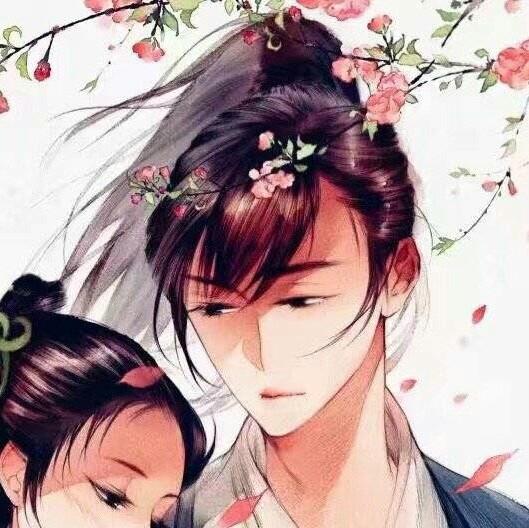 ins情侣头像古风
