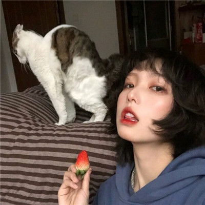 快手头像女生霸气高清短发女生