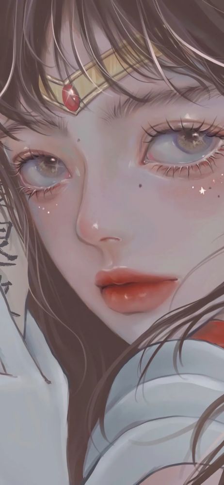 动漫女头壁纸晚风绽放的花