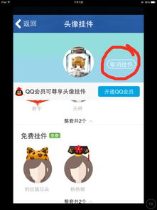 手机qq头像上设置的挂件怎么才能删除