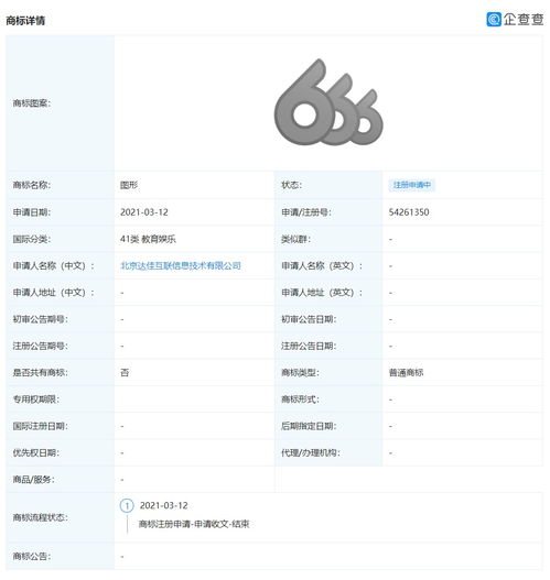 快手关联公司申请666相关商标