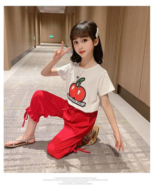 易蓓儿女童网红套装洋气2020新款时尚时髦夏季霸气夏款抖音女孩两件套潮