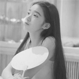 女生头像黑白丧系女头像