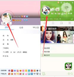 我的yy头像明明换掉了但是为什么点开资料还是原始的那个下面有图