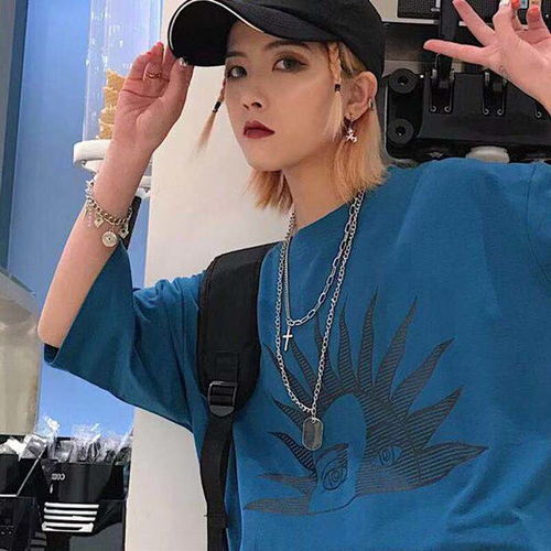 潮项链女ins嘻哈网红吊坠韩版硬币毛衣链男原宿冷淡风装饰品配饰