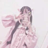 qq头像粉红色控女生