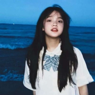汐颜.蓝色系优质ins风意境温柔女女生头像我要个性网