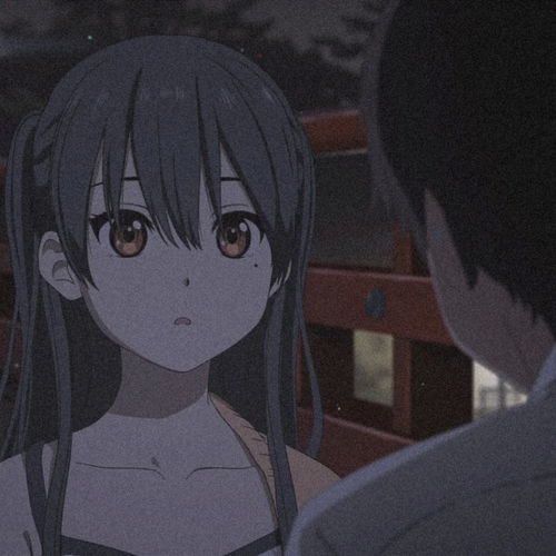 情头ins高级质感动漫头像女生