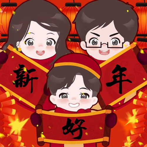 新年全家福头像朋友圈九宫格配图让你成为朋友圈最靓的仔