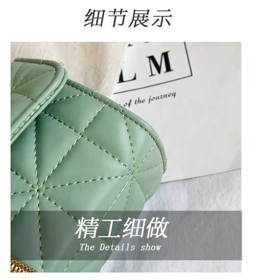 迪阿伦女包2020新款时尚韩版个性潮流链条包斜挎小众质感高级单肩小方包