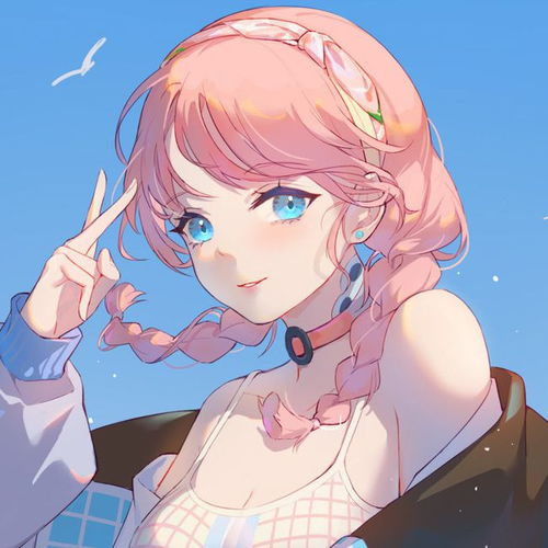 动漫女头听风吹过的声音