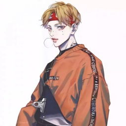 男生头像ins高级质感动漫匈奴