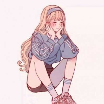 动漫女生头像高冷侧脸冷酷忧伤二次元女生头像