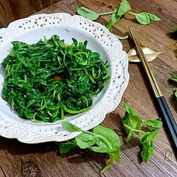 清炒豌豆苗素菜素食蔬菜5分钟快手菜的做法清炒豌豆苗素菜素食蔬菜5分钟快手菜怎么做好吃清炒豌豆苗素菜素食蔬菜5分钟快手菜家常做法大全
