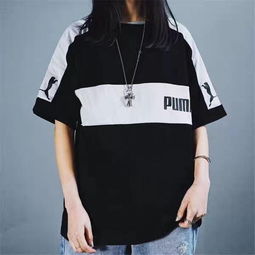 puma彪马短袖女2019新款ins潮牌情侣休闲宽松bf上衣运动半袖t恤男