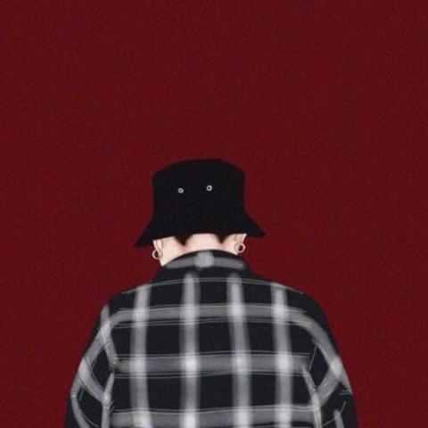 红底情侣头像一男一女动漫快手专用清晰头像尺寸480x480图