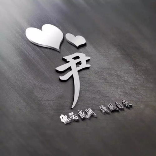 你的微信头像多久没换了,36张高端励志签名姓氏头像,快来看