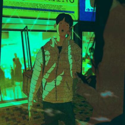 伤感卡通男生头像,一看就让人心疼的头像