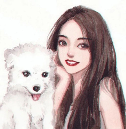 女生插画头像简单却不失格调