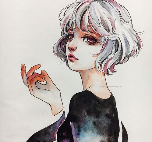 ins风动漫女生头像高清文案