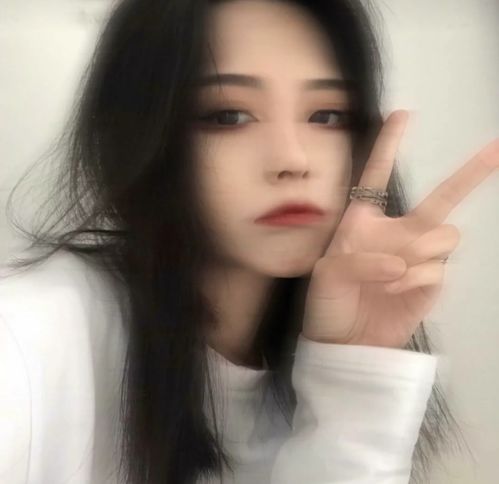 ins模糊女生头像