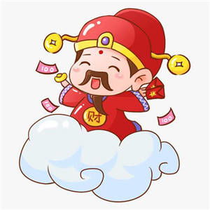 财神爷微信头像高清图片2020男人最招财的卡通微信头像