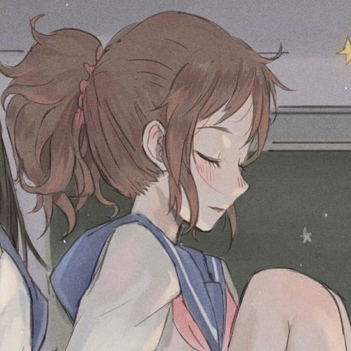 ins优质闺蜜头像双人动漫头像