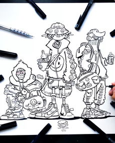 脑洞大开的ins插画素材分享