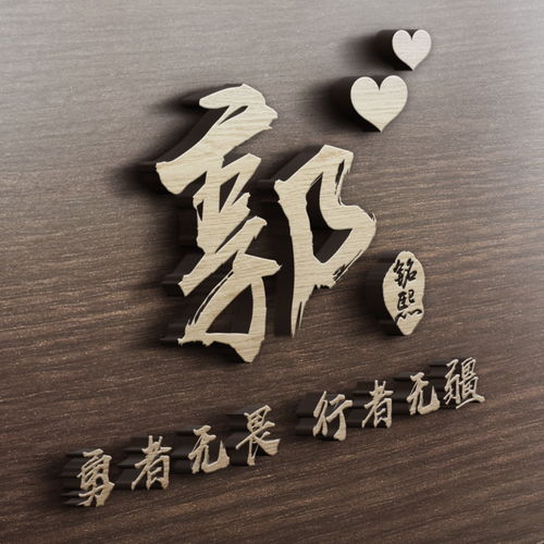 你应该换微信头像了,36款3d精选姓氏签名头像设计好了,请查收
