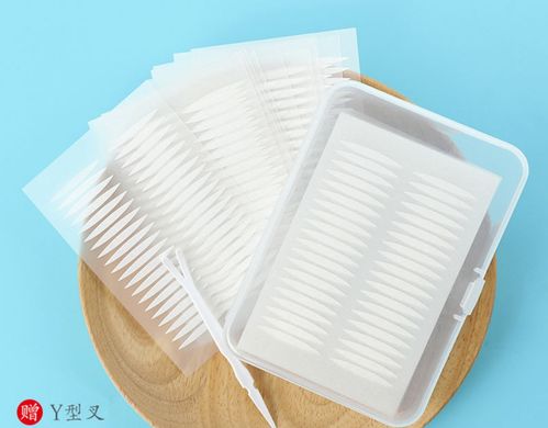 抖音双眼皮贴隐形纤维条单面双面胶透明防水美目200400800贴