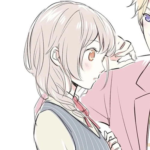 日系ins风漫画头像情侣一对