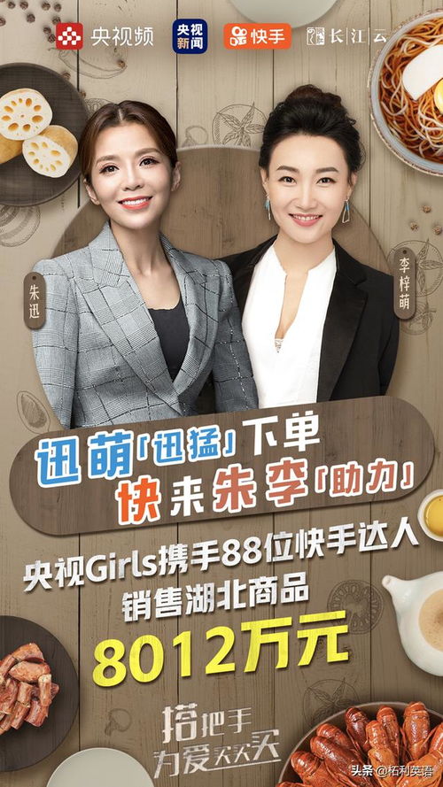 央视美女主播朱迅和李梓萌都直播卖了啥网友们疯抢