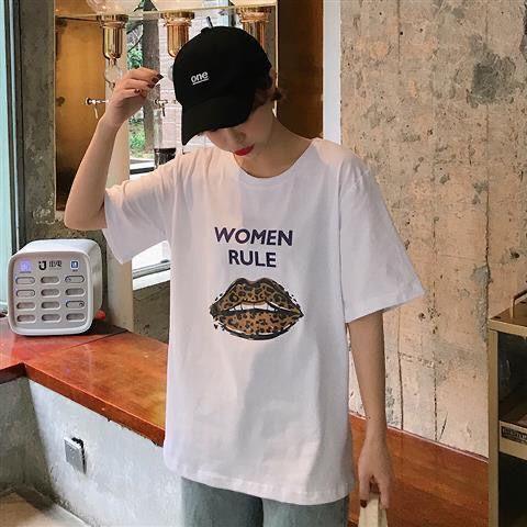 个性t恤女短袖韩版百搭短袖女ins潮酷女孩穿搭帅气心机上衣设计感