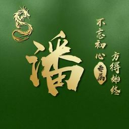 你该换个微信头像了,超好看的龙凤呈祥姓氏头像,有你喜欢的吗