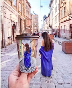 乌克兰美女博主的旅行杯剧,风靡ins惊艳了许多网友