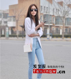 纯美夏季女生长发发型图片清新养眼
