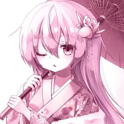 二次元超甜粉色系头像,从新认识一下呵呵