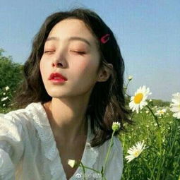 绿色系头像女清新绿色同一人系列多张